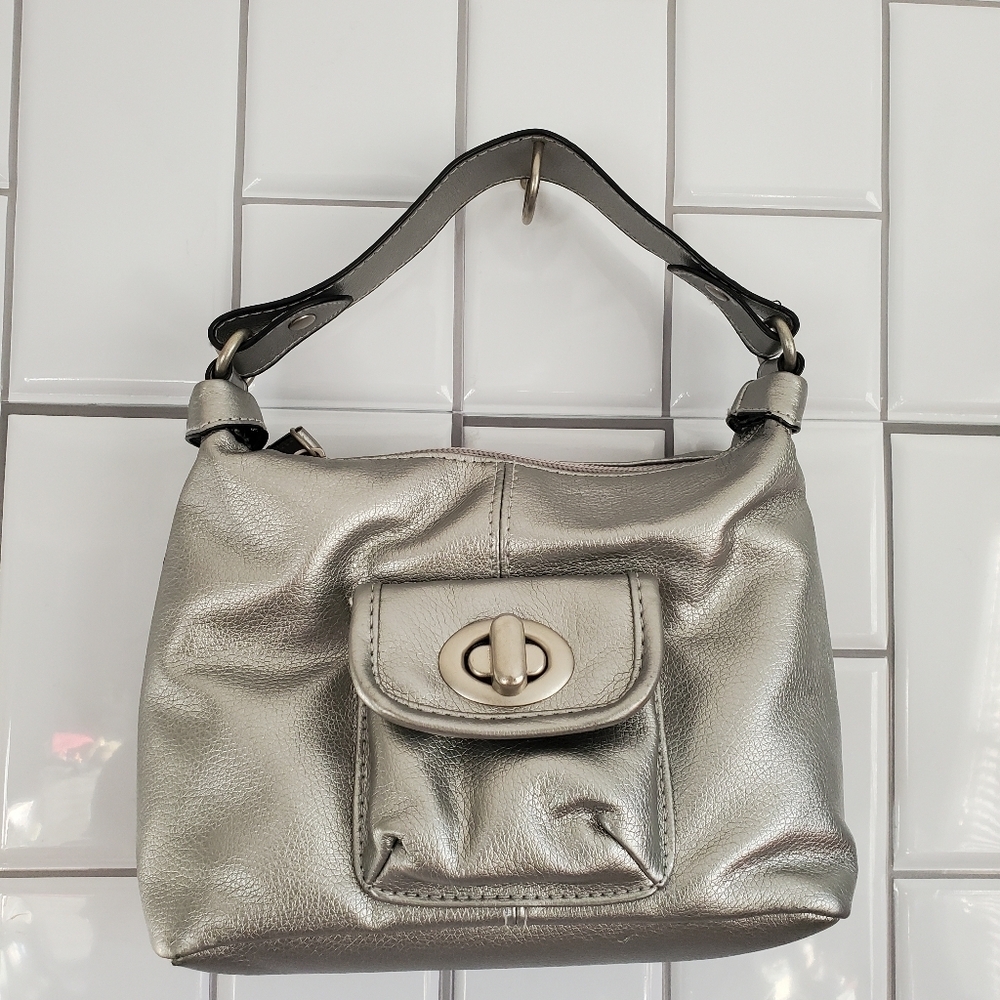 NWOT POPPIE JONES Mini Purse with Silver Hardware 